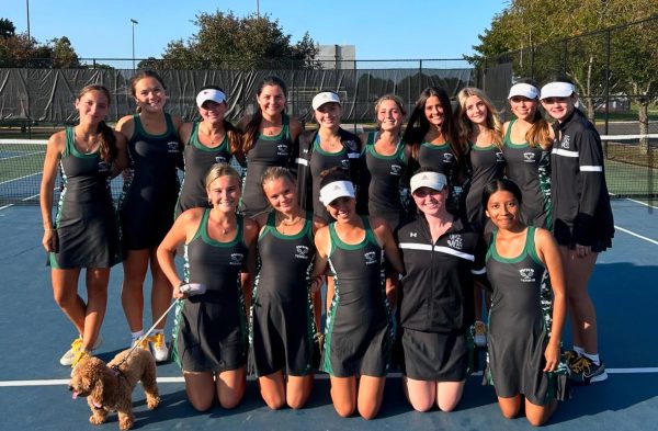 Girls varsity tennis team